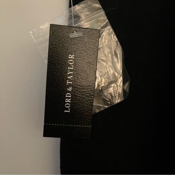 Lord & Taylor Women’s Skirt front contrast zip pockets black 16 NWT - Picture 6 of 13